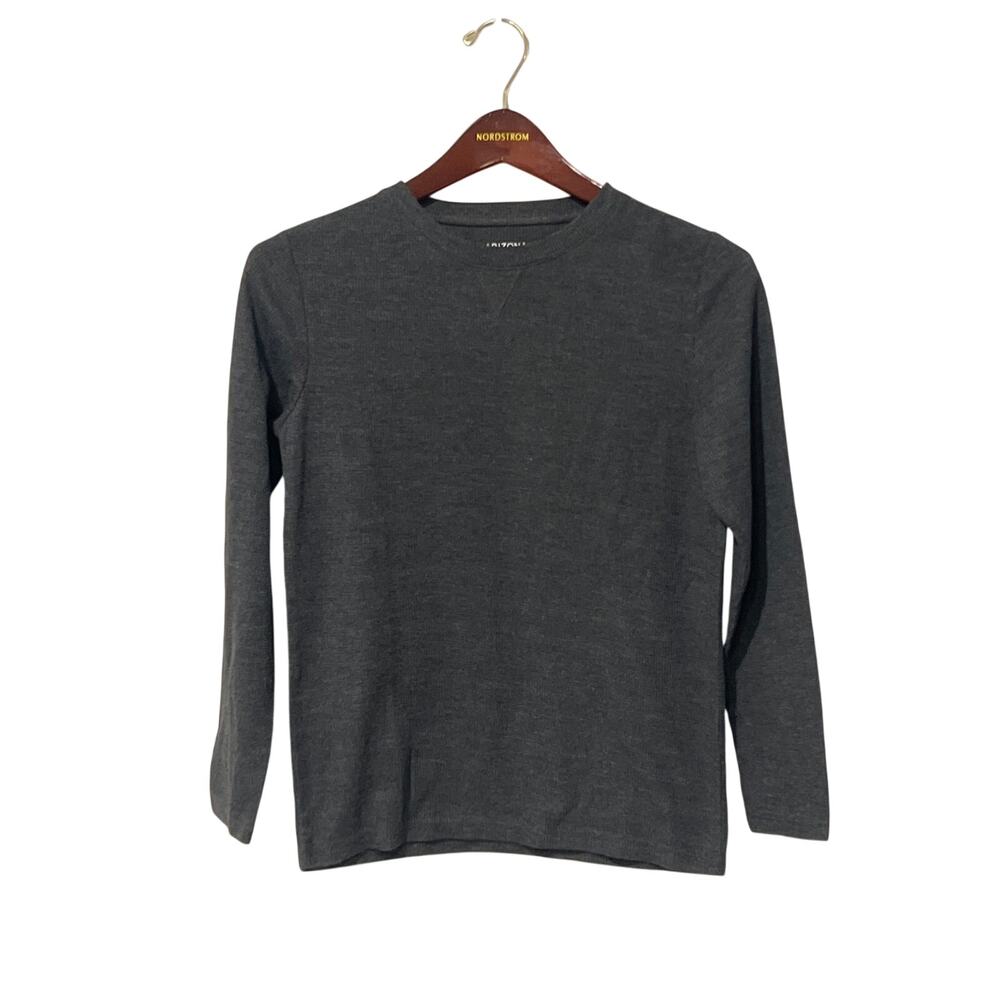 Arizona, Boys Long Sleeve Tee Thermal, Gray, Size Youth Large, 1541K